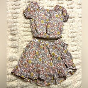 Tahari Floral Print Matching Set 2T